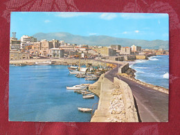 Greece 1973 Postcard Heraklion  Candia Old Harbor To England - Costumes - Griekenland