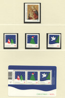 2016 Xmas Souvenir Sheet And Singles From Booklet   -  Sc 2954-8 MNH - Unused Stamps