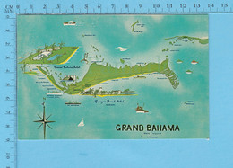Carte Géographique -Grand Bahamas Island - Lucata / Freeport - Cartes Géographiques