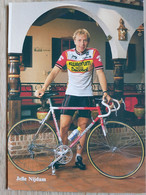 Card Jelle Nijdam - Team Kwantum Hallen - 1986 - Cycling - Cyclisme - Ciclismo - Wielrennen - Cycling