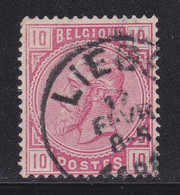 BELGICA 1883   Sello Usado Yvert Nº 38 - 1883 Leopold II