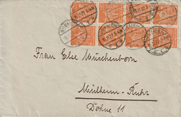 Allemagne Lettre Inflation Bremen 1923 - Cartas