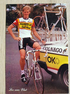 Card Leo Van Vliet - Team Kwantum Hallen - 1984 - Cycling - Cyclisme - Ciclismo - Wielrennen - Ciclismo