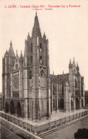 LEÓN - Catedral (Siglo XII) - Fachada Sur Y Poniente - León