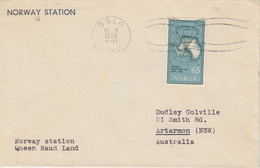 Norway Cover Queen Maud Land Norway Station Ca Oslo 10-3-1959 (57782) - Stations Scientifiques & Stations Dérivantes Arctiques
