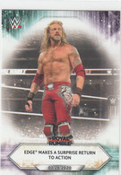 Edge   Makes Surprise Return To Action     #10  2021 Topps WWE - Trading-Karten