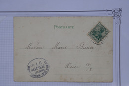 AW1 FRANCE ALSACE  BELLE CARTE  1906 COLMAR WEIR ++CACHET ZUG . ++AFFRANCH. INTERESSANT - Other & Unclassified