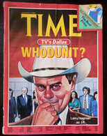 Whodunnit Who Shot JR Dallas TV Series TIME Magazine August 11 1980 Vol 116 No 6 - Moscow Olympics - US Unempoyment - Sonstige & Ohne Zuordnung
