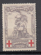 B1	109	Belgie Mi Nr 106 * (€ 65*) - 1914-1915 Croix-Rouge