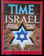 Israel 40 Years Anniversary  TIME Magazine April 4 1988 No 14 - Nicaragua Cease-fire - Autres & Non Classés