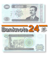 Iraq 100 Dinars 2002 Unc, Saddam Hussein Issue - Irak