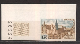 Superbe Coin De Feuille Abbaye De Charlieu YT 1712 De 1972 Sans Trace Charnière - Non Classificati