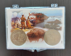 USA 2005 - Set Of 2 ‘Jefferson Nickel’ 5 Cents - ©Emco - Philadelphia - Mint Sets