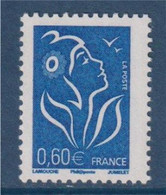 Marianne De Lamouche 0.60€ Bleu N° 3966 Phil@poste Neuf - 2004-2008 Marianne (Lamouche)