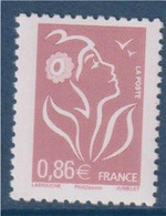 Marianne De Lamouche 0.86€ Lilas-brun Clair N° 3969 Phil@poste Neuf - 2004-2008 Marianna Di Lamouche