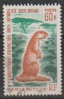 Afars Et Issas -  Écureuil Terrestre Non Rayé (Xerus Rutilus) - Used Stamps
