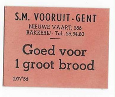 S.M. VOORUIT - GENT - 1 GROOT BROOD - [ 9] Sammlungen