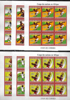 COMORES  Feuillet  N° 1987/92  * *  NON DENTELE Football  Soccer Fussball - Copa Africana De Naciones