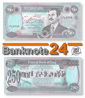 Iraq 250 Dinars 1995 Unc Pn 85b.2, Saddam Hussein Issue - Iraq