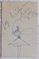Serge LIFAR - Dédicace - Hand Signed - Autographe Authentique - Tanz