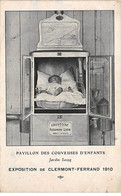 Exposition De CLERMONT FERRAND 1910 - Pavillon Des Couveuses D'Enfants - Jardin Lecoq - état - Clermont Ferrand