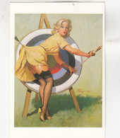 B2925) GIL ELVGREN - A Near Miss - Pin Up Mit Angel  - G. Martignette And Lous K. Meisel 1996 -  PIN UP !! - Pin-Ups