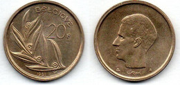 Belgique - 20 Francs 1981 SUP - 20 Frank