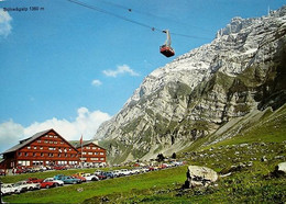 URNÄSCH Schwägalp Talstation Schwebebahn Gegen Säntis Auto - Urnäsch