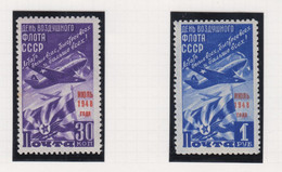 Sowjet-Unie Jaar 1948 Michel-nr 1239/1240 Geen Zichtbare Gom - Otros & Sin Clasificación