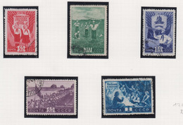 Sowjet-Unie Jaar 1948 Michel-nr 1275/1279 Gestempeld - Altri & Non Classificati