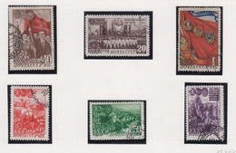 Sowjet-Unie Jaar 1948 Michel-nr 1280/1285 Gestempeld - Altri & Non Classificati