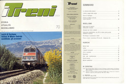 Magazine I TRENI 1987 N. 70 Aprile 1987 Scorci Di Sardegna - En Italien - Sin Clasificación