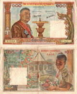 Laos / 100 Kip / 1957 / P-6(a) / VF - Laos