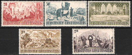 Liechtenstein 1942: 600 Jahr-Feier (Entwurf: Eugen Zotow) Zu 166-170 Mi 202-206 Yv 177-181 ** MNH (Zumstein CHF 30.00) - Nuovi