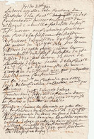 1726 - Manuscrit Au Verso D'un Autre Annulé - Affaires D'église - 2 Pages - Règne De Louis XV - 6 Scans - Manuscrits