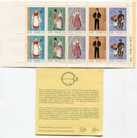 FINLAND 1972  Regional Costumes Booklet  MNH / **.  Michel 710-14 MH6 - Nuevos