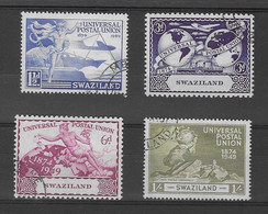 Swaziland 1949 Used UPA Sg 48/51 - Swaziland (1968-...)