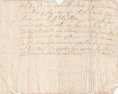 1757 - Manuscrit - Certificat De Cession - Règne De Louis XV - 4 Scans - Manuscritos