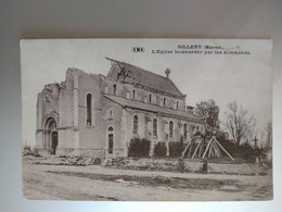 Sillery L'église Bombardée Par Les Allemands Marne - Sillery
