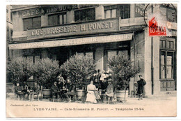 Lyon - Vaise  -  9 Eme - Café Brasserie H. Poncet  - CPA°Rn - Lyon 9