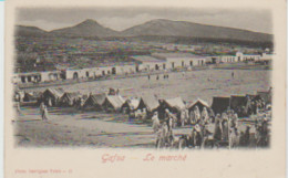 YB / Tunisie. Phot. GARRIGUES N° 13 (Légende Caractères Penchés En Gras) GAFSA . Le Marché - Túnez