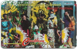 British Virgin Islands - C&W (GPT) - August Festival, 103CBVH, 1997, 17.500ex, Used - Jungferninseln (Virgin I.)