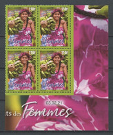 POLYNESIE 2021 N° 1261 ** Bloc De 4 Coin Daté Neuf MNH Superbe Journée Internationale Droit Des Femmes Fruits Bananes - Nuevos