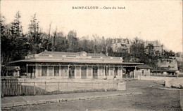 Saint-Cloud Gare Du Haut Station Hauts-de-Seine 92210 Cpa Non Voyagée En TB.Etat - Saint Cloud