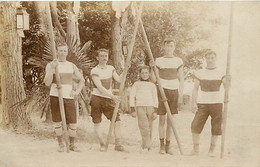 Thèmes Div.-ref-KK972- Carte Photo - Sports  -une Equipe D Aviron - - Canottaggio