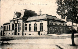 Noisy-le-Sec La Gare Station Seine-Saint-Denis 93130 N°42 Dos Vert Cpa Voyagée En Franchise Militaire En 1917 B.Etat - Noisy Le Sec