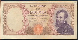 °°° ITALIA - 10000 LIRE MICHELANGELO 08/06/1970 SERIE O °°° - 10000 Lire