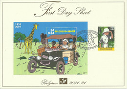 PH Emission Commune 2001 BELGIQUE Tintin - 2001-10