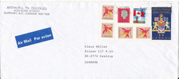 Canada Cover Sent Air Mail To Denmark 14-10-2001 - Briefe U. Dokumente