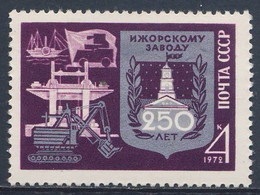 Soviet Unie CCCP Russia 1972 Mi 4000 YT 3828 SG 4051 ** 250 Jahre Ischora-Werk, Leningrad, Schwerindustrie / Izhora - Usines & Industries